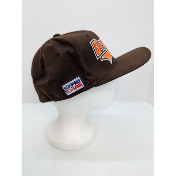 Vintage Starter Cleveland Browns NFL Pro Line Brown One Size 7 to 7 1/2 Cap Hat - Picture 4 of 8